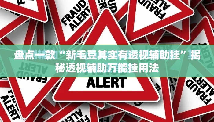 盘点一款“新毛豆其实有透视辅助挂”揭秘透视辅助万能挂用法
