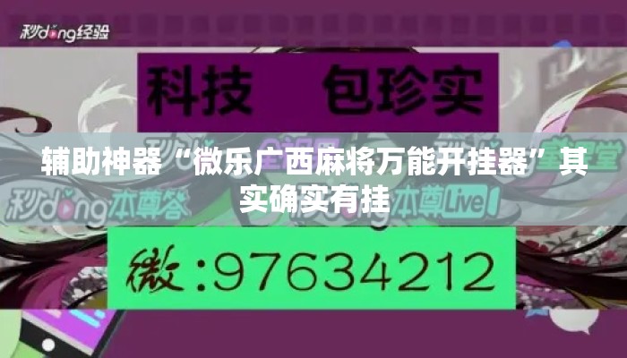 辅助神器“微乐广西麻将万能开挂器”其实确实有挂