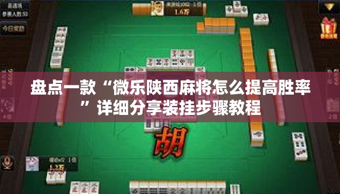 盘点一款“微乐陕西麻将怎么提高胜率”详细分享装挂步骤教程