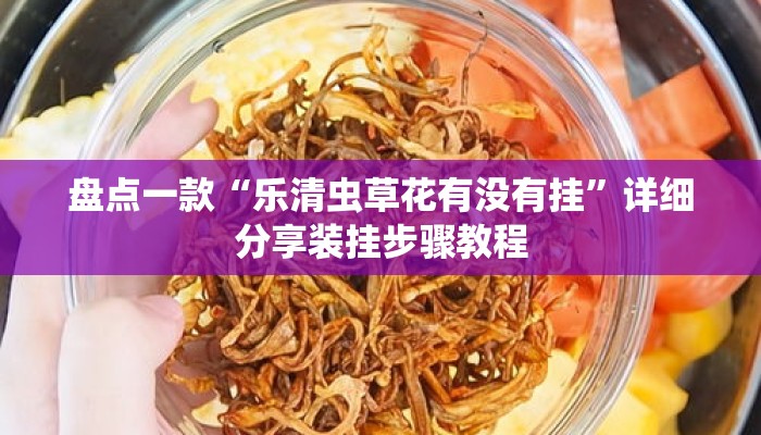 盘点一款“乐清虫草花有没有挂”详细分享装挂步骤教程