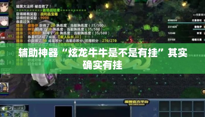 辅助神器“炫龙牛牛是不是有挂”其实确实有挂