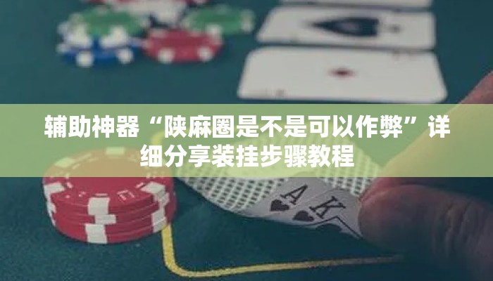 辅助神器“陕麻圈是不是可以作弊”详细分享装挂步骤教程