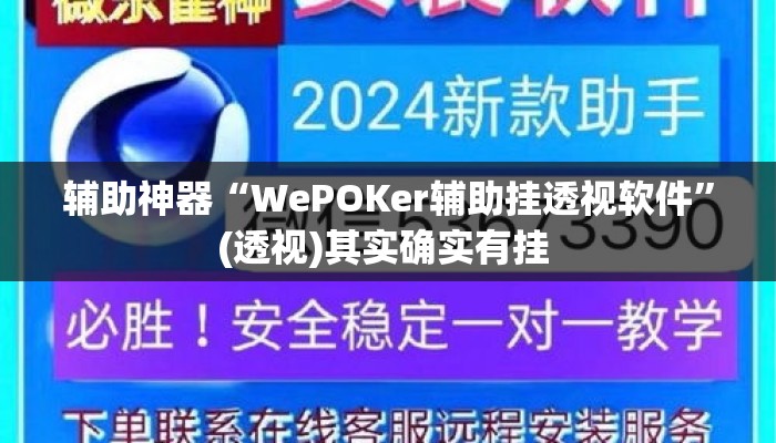 辅助神器“WePOKer辅助挂透视软件	”(透视)其实确实有挂 