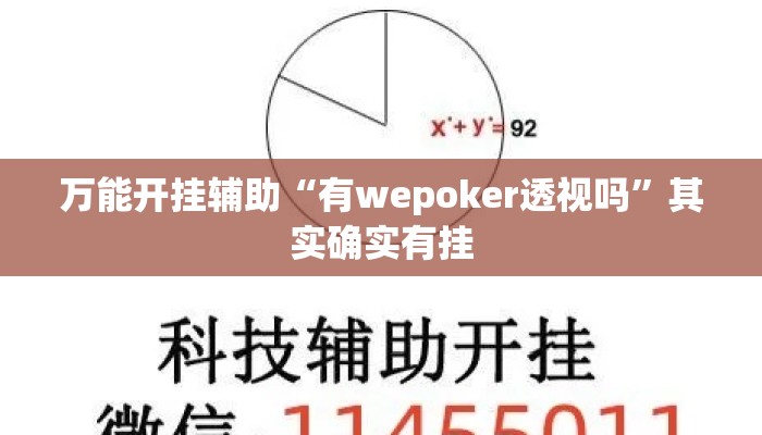 万能开挂辅助“有wepoker透视吗	”其实确实有挂