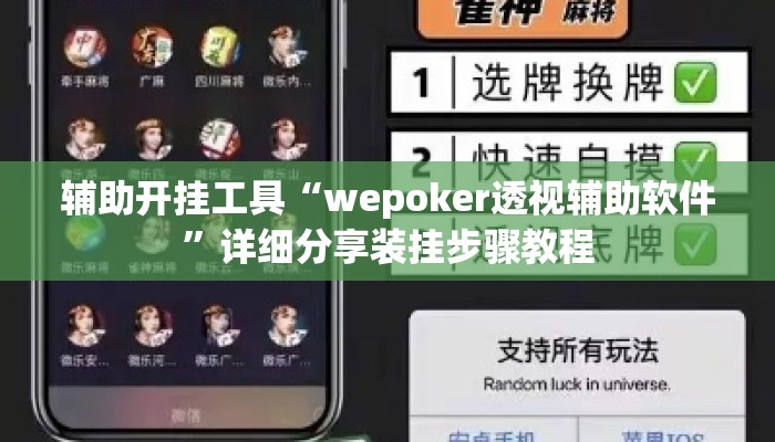 辅助开挂工具“wepoker透视辅助软件	”详细分享装挂步骤教程