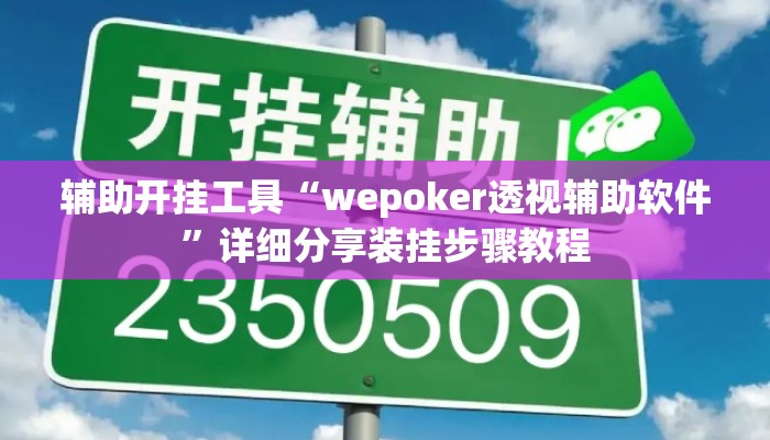 辅助开挂工具“wepoker透视辅助软件	”详细分享装挂步骤教程