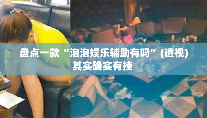 盘点一款“泡泡娱乐辅助有吗”(透视)其实确实有挂 