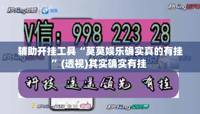 辅助开挂工具“莫莫娱乐确实真的有挂”(透视)其实确实有挂 