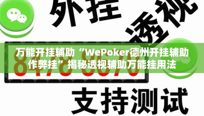 万能开挂辅助“WePoker德州开挂辅助作弊挂”揭秘透视辅助万能挂用法