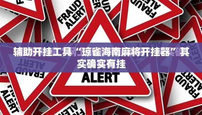 辅助开挂工具“琼雀海南麻将开挂器	”其实确实有挂