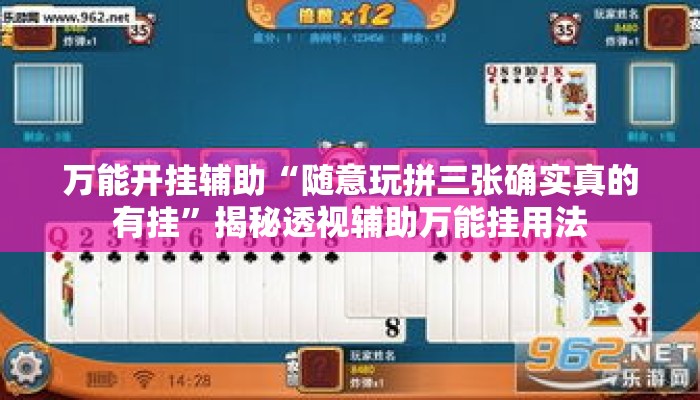 万能开挂辅助“随意玩拼三张确实真的有挂”揭秘透视辅助万能挂用法