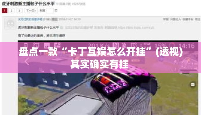 盘点一款“卡丁互娱怎么开挂”(透视)其实确实有挂 