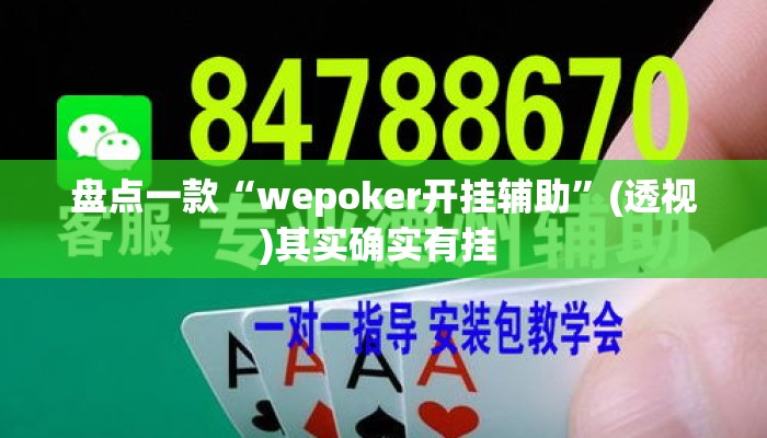 盘点一款“wepoker开挂辅助”(透视)其实确实有挂 