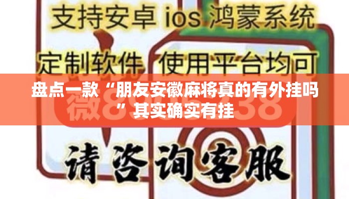 盘点一款“朋友安徽麻将真的有外挂吗”其实确实有挂