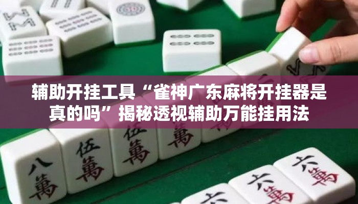 辅助开挂工具“雀神广东麻将开挂器是真的吗”揭秘透视辅助万能挂用法