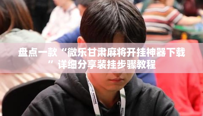 盘点一款“微乐甘肃麻将开挂神器下载”详细分享装挂步骤教程