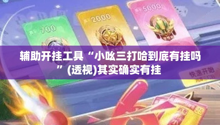 辅助开挂工具“小吆三打哈到底有挂吗	”(透视)其实确实有挂 