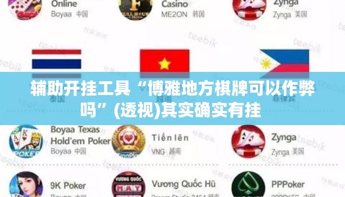 辅助开挂工具“博雅地方棋牌可以作弊吗”(透视)其实确实有挂 