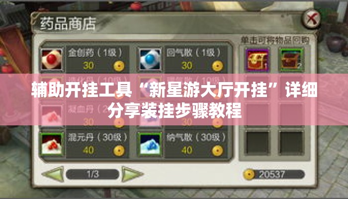 辅助开挂工具“新星游大厅开挂	”详细分享装挂步骤教程