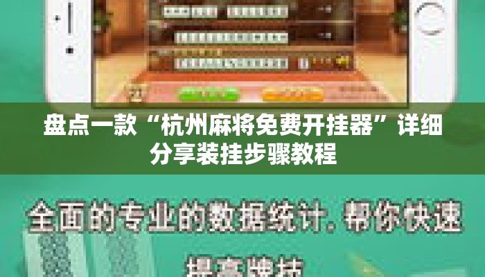 盘点一款“杭州麻将免费开挂器”详细分享装挂步骤教程