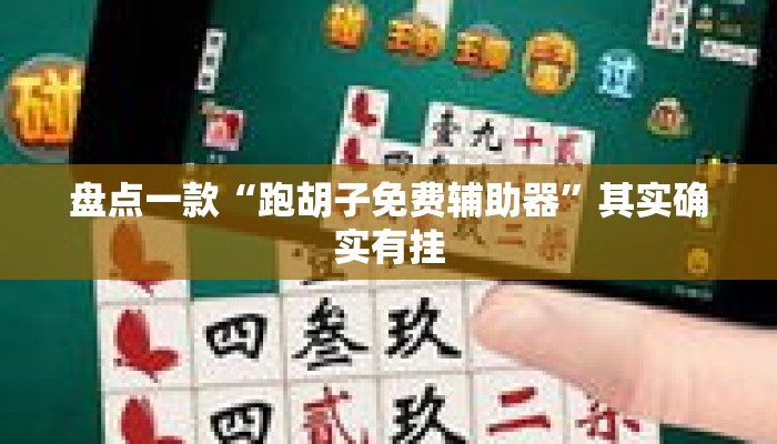 盘点一款“跑胡子免费辅助器”其实确实有挂
