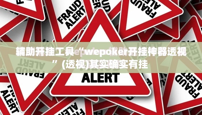 辅助开挂工具“wepoker开挂神器透视”(透视)其实确实有挂 