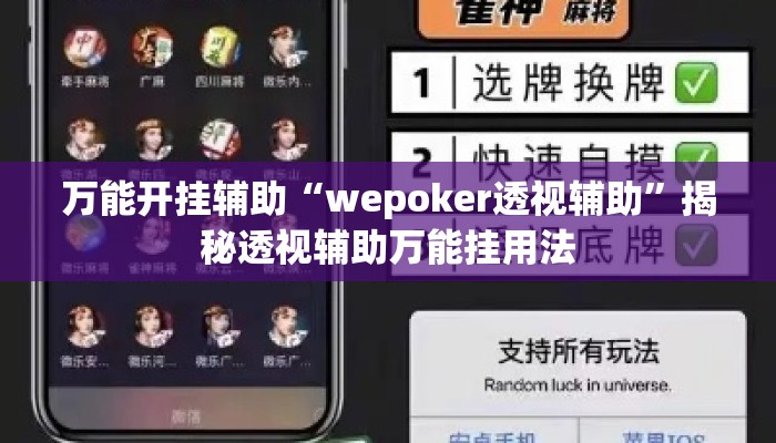 万能开挂辅助“wepoker透视辅助	”揭秘透视辅助万能挂用法
