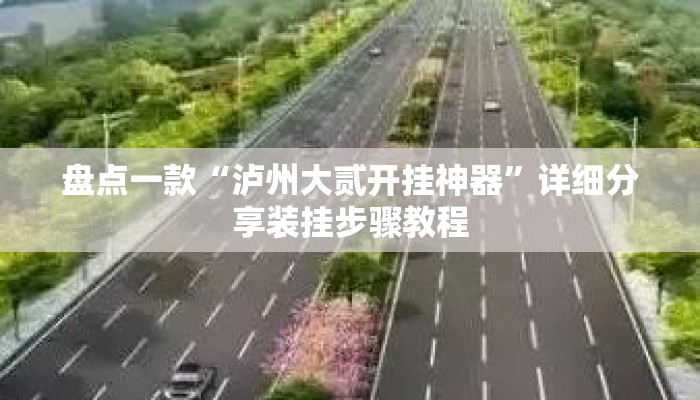 盘点一款“泸州大贰开挂神器	”详细分享装挂步骤教程