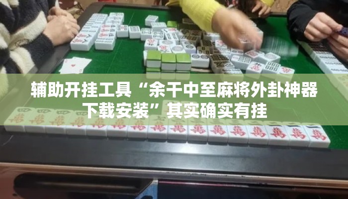 辅助开挂工具“余干中至麻将外卦神器下载安装”其实确实有挂