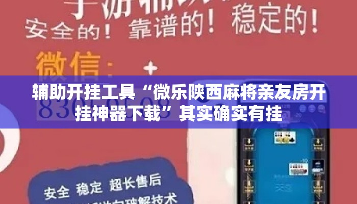 辅助开挂工具“微乐陕西麻将亲友房开挂神器下载	”其实确实有挂