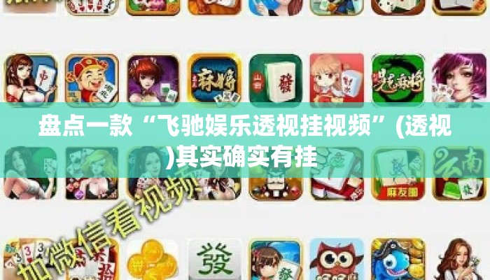 盘点一款“飞驰娱乐透视挂视频”(透视)其实确实有挂 
