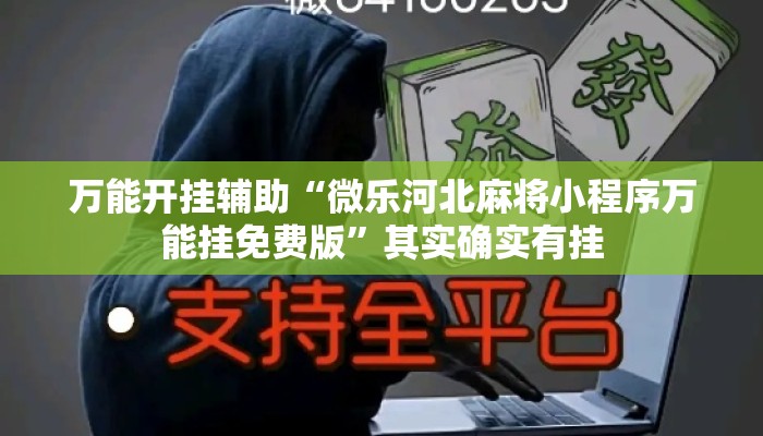 万能开挂辅助“微乐河北麻将小程序万能挂免费版”其实确实有挂