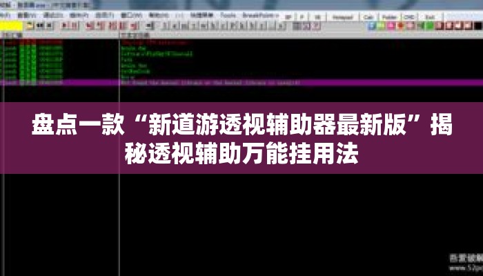 盘点一款“新道游透视辅助器最新版”揭秘透视辅助万能挂用法
