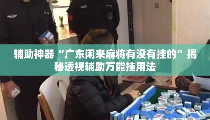 辅助神器“广东闲来麻将有没有挂的”揭秘透视辅助万能挂用法