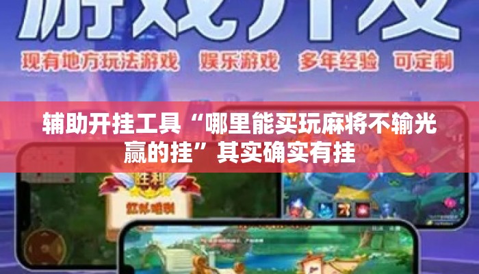 辅助开挂工具“哪里能买玩麻将不输光赢的挂	”其实确实有挂