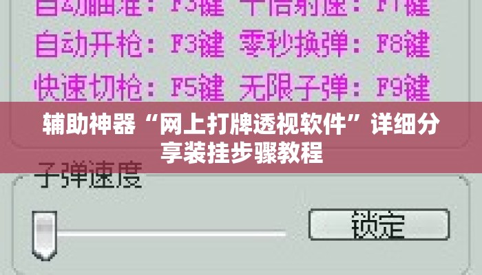 辅助神器“网上打牌透视软件”详细分享装挂步骤教程