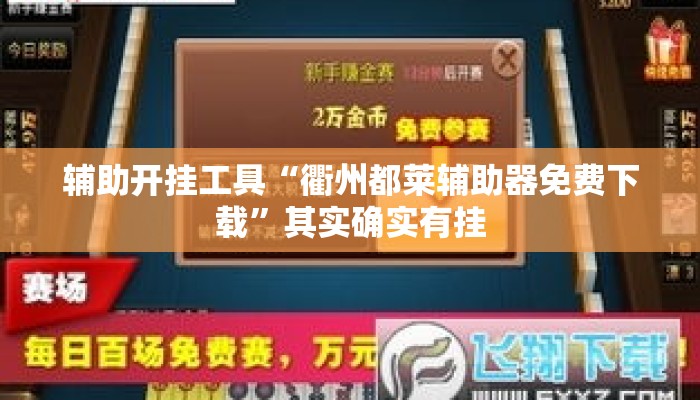 辅助开挂工具“衢州都莱辅助器免费下载”其实确实有挂