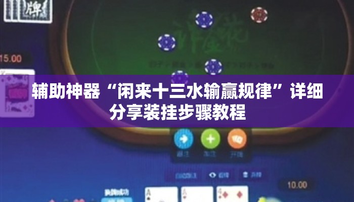 辅助神器“闲来十三水输赢规律”详细分享装挂步骤教程
