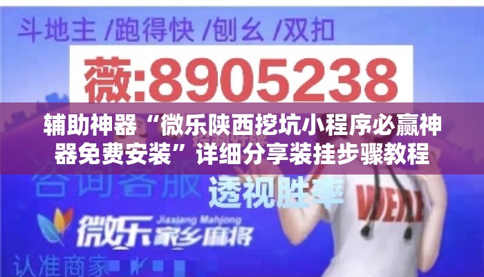 辅助神器“微乐陕西挖坑小程序必赢神器免费安装”详细分享装挂步骤教程