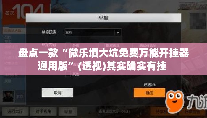 盘点一款“微乐填大坑免费万能开挂器通用版	”(透视)其实确实有挂 