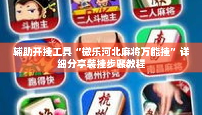 辅助开挂工具“微乐河北麻将万能挂	”详细分享装挂步骤教程