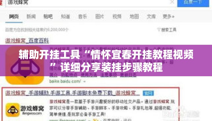 辅助开挂工具“情怀宜春开挂教程视频”详细分享装挂步骤教程