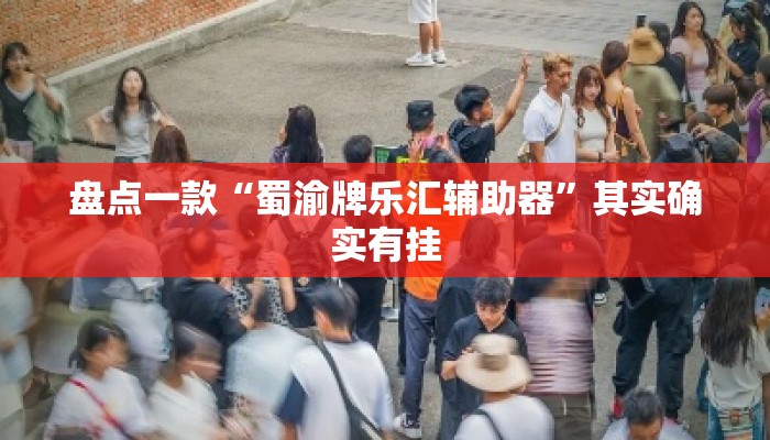 盘点一款“蜀渝牌乐汇辅助器”其实确实有挂