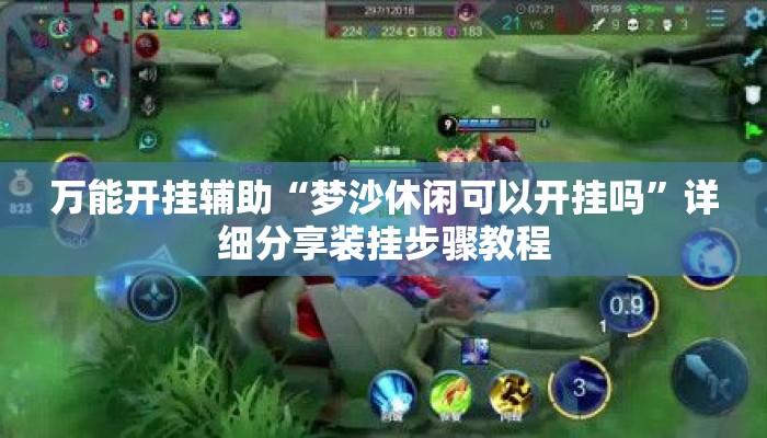 万能开挂辅助“梦沙休闲可以开挂吗	”详细分享装挂步骤教程