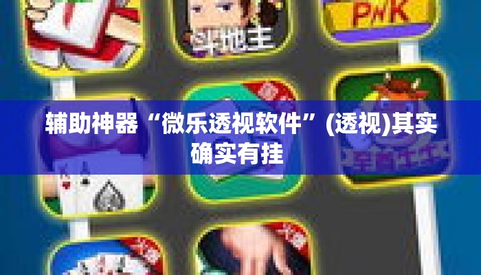 辅助神器“微乐透视软件”(透视)其实确实有挂 