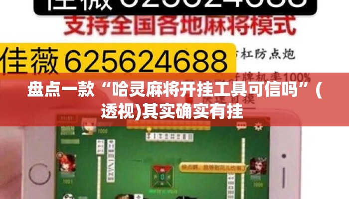 盘点一款“哈灵麻将开挂工具可信吗	”(透视)其实确实有挂 