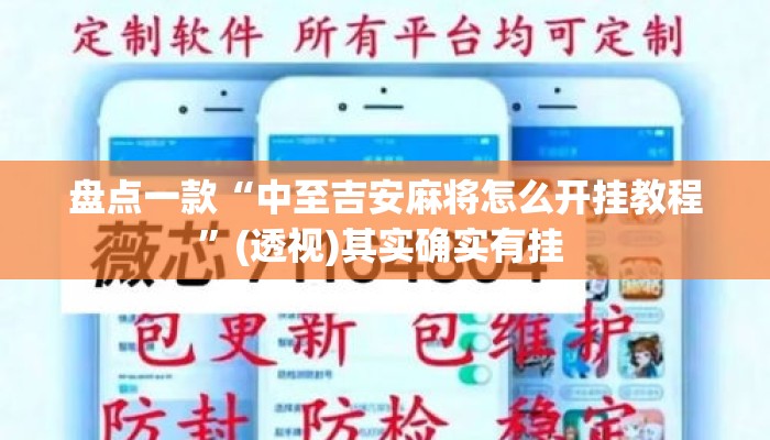 盘点一款“中至吉安麻将怎么开挂教程”(透视)其实确实有挂 