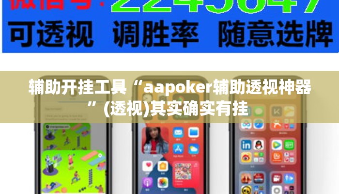 辅助开挂工具“aapoker辅助透视神器	”(透视)其实确实有挂 
