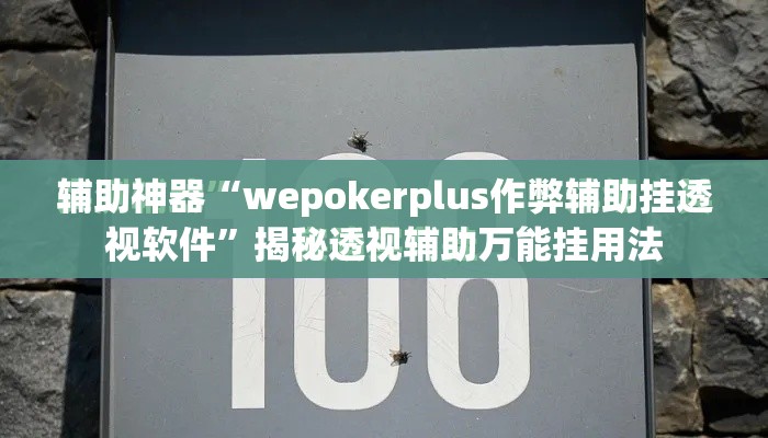 辅助神器“wepokerplus作弊辅助挂透视软件”揭秘透视辅助万能挂用法
