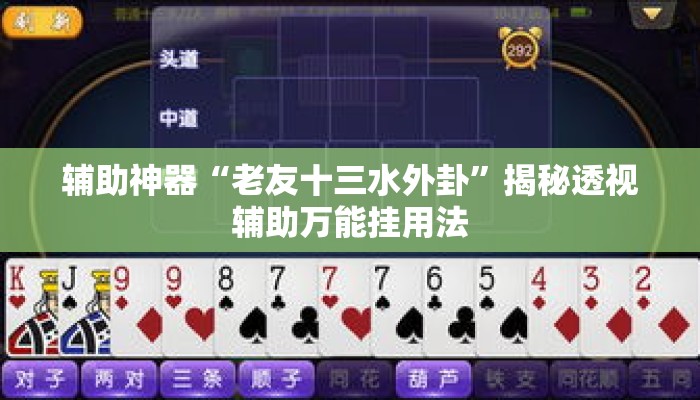 辅助神器“老友十三水外卦	”揭秘透视辅助万能挂用法